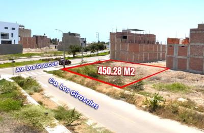 VENTA DE TERRENO DE 450.28 M2 EN URB. LOS NOGALES